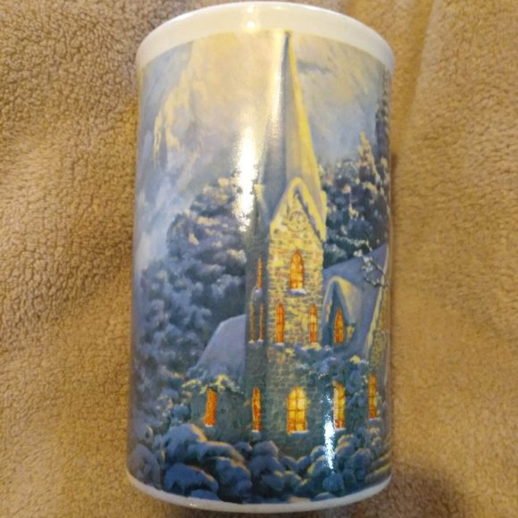 Other - Winter at the Mountain Chapel : 2008 Thomas Kinkade mug